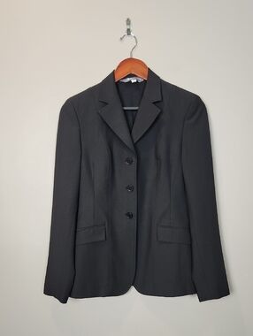 RJ Classics Ladies Skylar 37.5 Grey Label Show Coat Black Size 4R